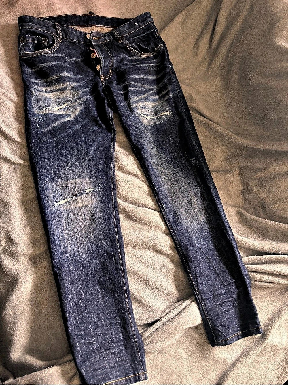 Dsquared2 Slim Jean Distressed Jeans Blue Waist US 30x29